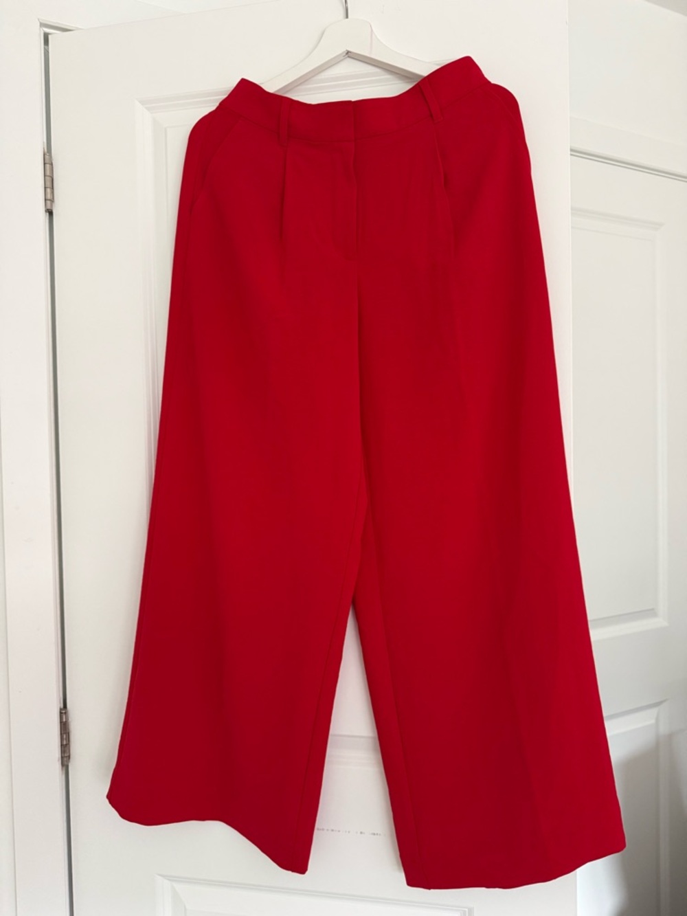 Reitmans Bold Red Wide-Leg Trousers